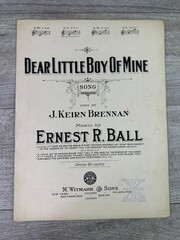 Dear Little Boy of Mine Sheet Music Ernest R. Ball M. Witmark & Sons 1917 P/V/G