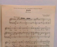 Jean Sheet Music Oliver Piano Vocals 60s Pop Folk Rock F2W