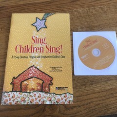 Sing, Children Sing! Christmas Program Kids Set Choir Solo CD Music Song Book