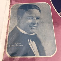 Carolina Moon Gene Austin Vintage Sheet Music New York USA Broadway