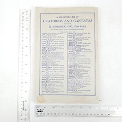 Verdi Requiem Vocal Score 1895 G Schirmer Masses and Vespers