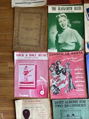 Vintage Music Booklets for Piano & Guitar Lot of 22 Various Brands