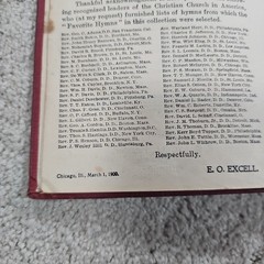 Make His Praise Glorious Hymnal by E. O. Excell 1900 Hardcover Hymns Worship