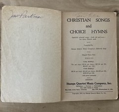 Christian Songs Choice Hymns Vintage Hymn Music Song Book 1957