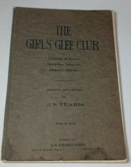 Girl&rsquo;s Glee Club Antique Sheet Music Song Book 1910&rsquo;s J.S. Fearis Female Voices