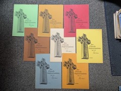 LOT of EIGHT Books of Organ Music by Paul Manz ~ Ten Chorale Improvisations