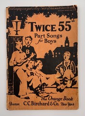 Twice 55 Part Songs for Boys The Orange Book CC Birchard & Co