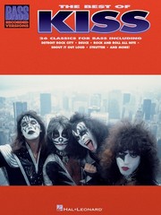 Best of Kiss for Bass Guitar Tab Intermediate Sheet Music Lyrics 26 Songs Book