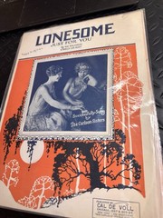 P 9×12 Vintage Sheet Music 4-pack