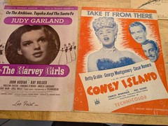 Lot of 10 antique vintage sheet music folios – different songs 1920s-1950s Lot 2