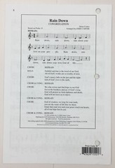 Rain Down SATB Chorus Choral Piano Sheet Music Jaime Cortez John Carter Hope Pub