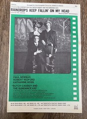 Raindrops Keep Fallin&rsquo; On My Head Sheet Music SAB Chorus Piano Bacharach 1970