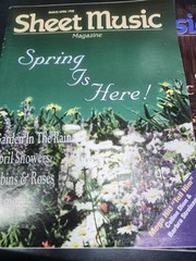 Lot of 1998 Sheet Music Magazines – 6 Issues Complete Year Very Good Condition