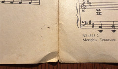 Vintage Chuck Berry « MEMPHIS TENNESSEE » 1959 Sheet Music – Hard to Find