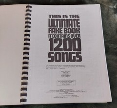 The Ultimate Fake Book: Contains over 1200 Songs. Piano, Guitar, All “C” Instr.