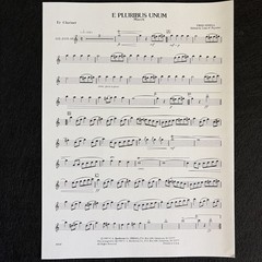 E Pluribus UNUM March Concert Band Sheet Music Complete Scores & Parts Jewell