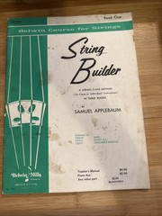 Vtg 1960 Belwin String Builder Book 1 Samuel Applebaum Violin Viola Cello Bass