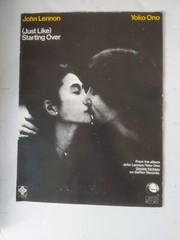(Just Like) Starting Over John Lennon Yoko Ono Vintage Sheet Music (H5)
