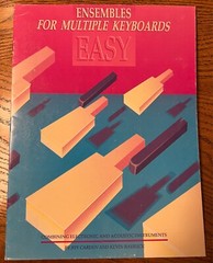 Ensembles for Multiple Keyboards, J. Carden,K. Raybuck, 7 songs; TWO copies