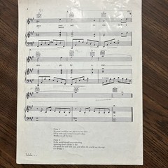 “If” – Bread- David Gates- Vintage Soft Rock Pop Sheet Music Piano Vocal Guitar