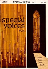 SPECIAL VOICES No. 5 – Sacred Solos, Duets & Mixed Quartets, 1966 PB