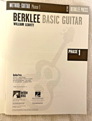 Berklee Basic Guitar Phase 1 | William Leavitt Vintage Collectible 1970