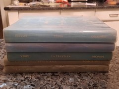 LOT of (5) Vintage Hardcover Vocal Scores – Verdi, Puccini, Mascagni