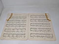 Vintage 1920s Sheet Music Campfire March N. Louise Wright Scout Military Antique