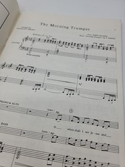 Morning Trumpet Music Book Early Hymns Vintage Glory Sound 1983 Mixed Voices