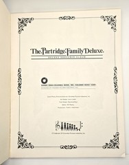 The Partridge Family Deluxe Double Souvenir Album Songbook 1970 Sheet Music
