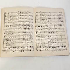 Vintage 1940s Patriotic Songs for Mixed Voices Sheet Music Song Book
