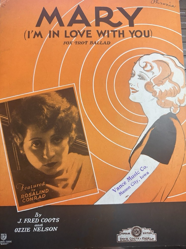 P 3-pack of Vintage 9×12 Sheet Music
