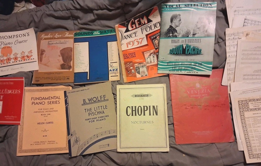 Large Lot Vintage Sheet Music.