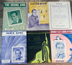 Lot of 75 VINTAGE SONGS & PIANO SOLO Sheet Music 1920s-1950s