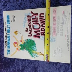 1989 The Unsinkable Molly Brown Vocal Selections / Sheet Music Songbook
