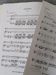 LEGEND Violin and Piano by Henre Wieniawski Op. 17 Masters Music Pub. Looks New