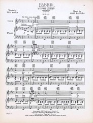 Paree Sheet Music Jose Padilla Leo Robin 1927 Fox Trot Ca C&rsquo;est Paris Key A Flat