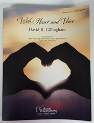 WITH HEART & VOICE by David R. Gillingham-Full Set-Large Score & Parts It #05320