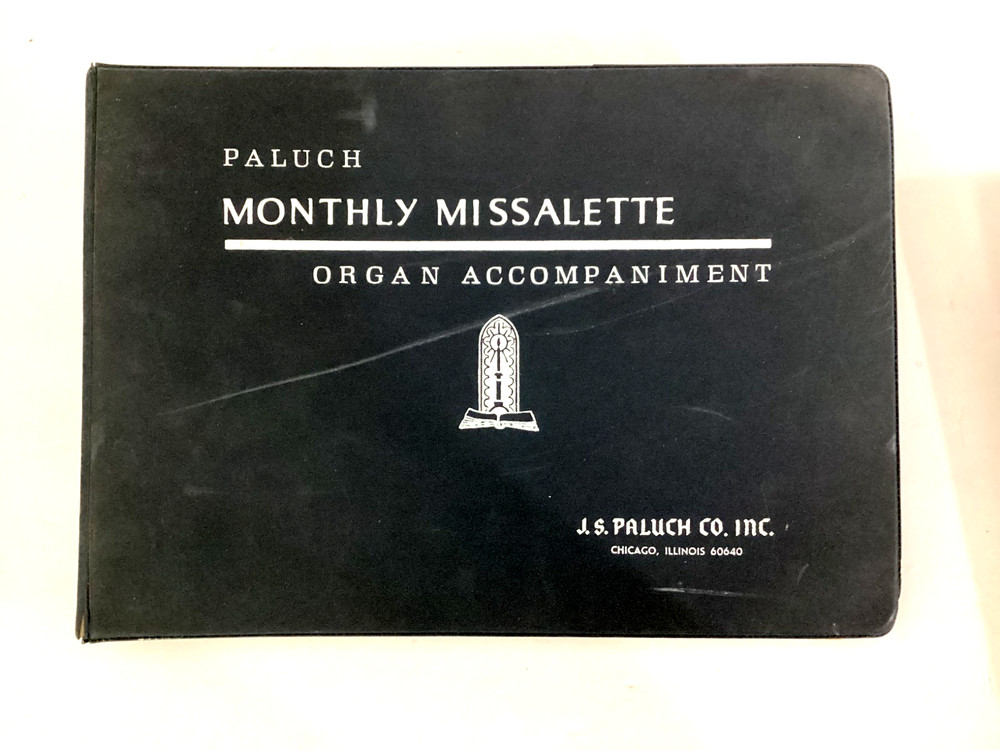 VERY RARE PALUCH MONTHLY MISSALETTE ORGAN ACCOMPANIMENT COLLECTION 1968-1969