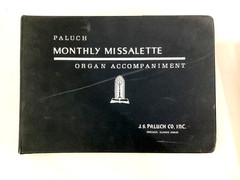 VERY RARE PALUCH MONTHLY MISSALETTE ORGAN ACCOMPANIMENT COLLECTION 1968-1969
