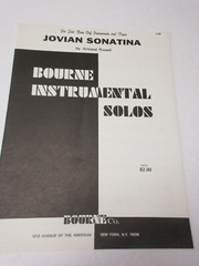 Armand Russell Jovian Sonatina for Solo Bass Clef Instruments Piano Sheet Music