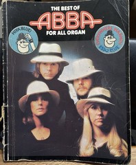 The Best Of ABBA – For All Organ – Vintage Sheet Music Book 1975 12 Songs