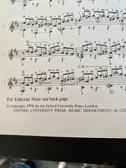 Vintage J.S. Bach&rsquo;s Prelude, Fugue & Allegro Classical Guitar Sheet Music Score
