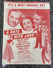 Lot of Vintage Sheet Music 1940s Two Books & Three Movie Sheets