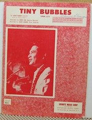 Tiny Bubbles – Leon Pober – Sheet Music 1966