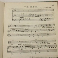 Antique Sheet Music Song Book Gems of English Songs Duets Quartets Piano Forte
