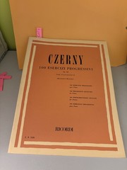 Czerny 100 Esercizi Progressivi Op. 139 Ricordi Piano Method Book Italy