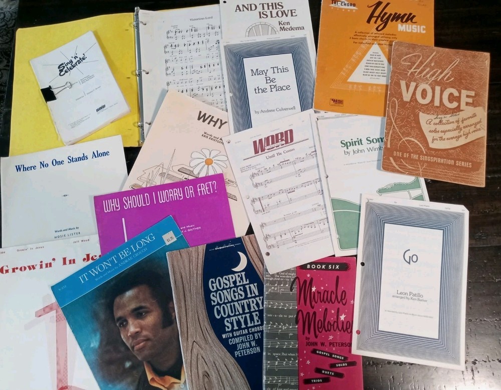 Gospel Sheet Music and Books: Miracle Melodies, Country Style, High Voice +more