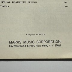 VTG Radio City Album for All Organs Vol 1 Sheet Music 1965 First Printing NYC