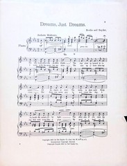 Dreams Just Dreams Sheet Music Irving Berlin Ted Snyder Medium Voice 1910
